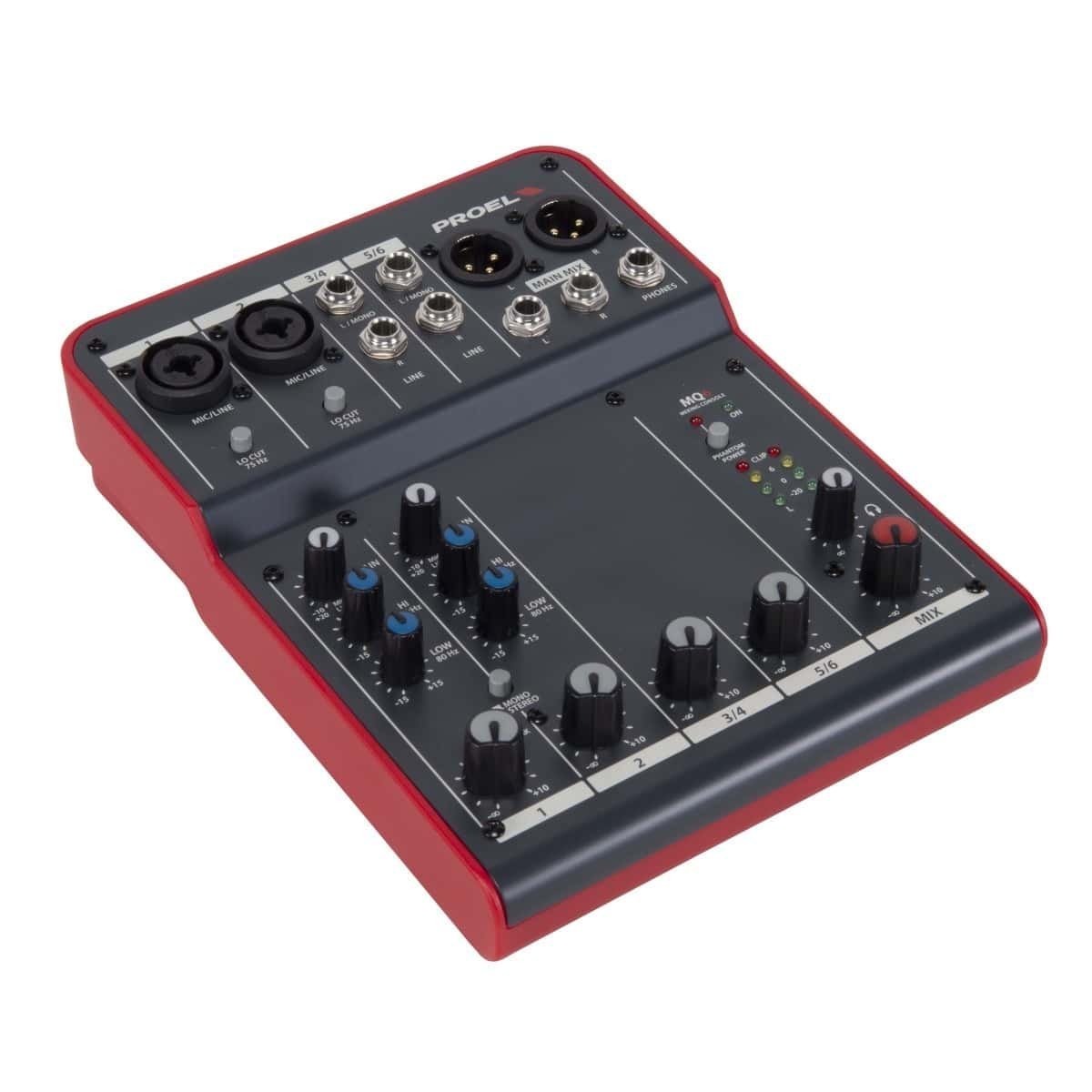 Proel MQ6 Compact 6-channel mixer