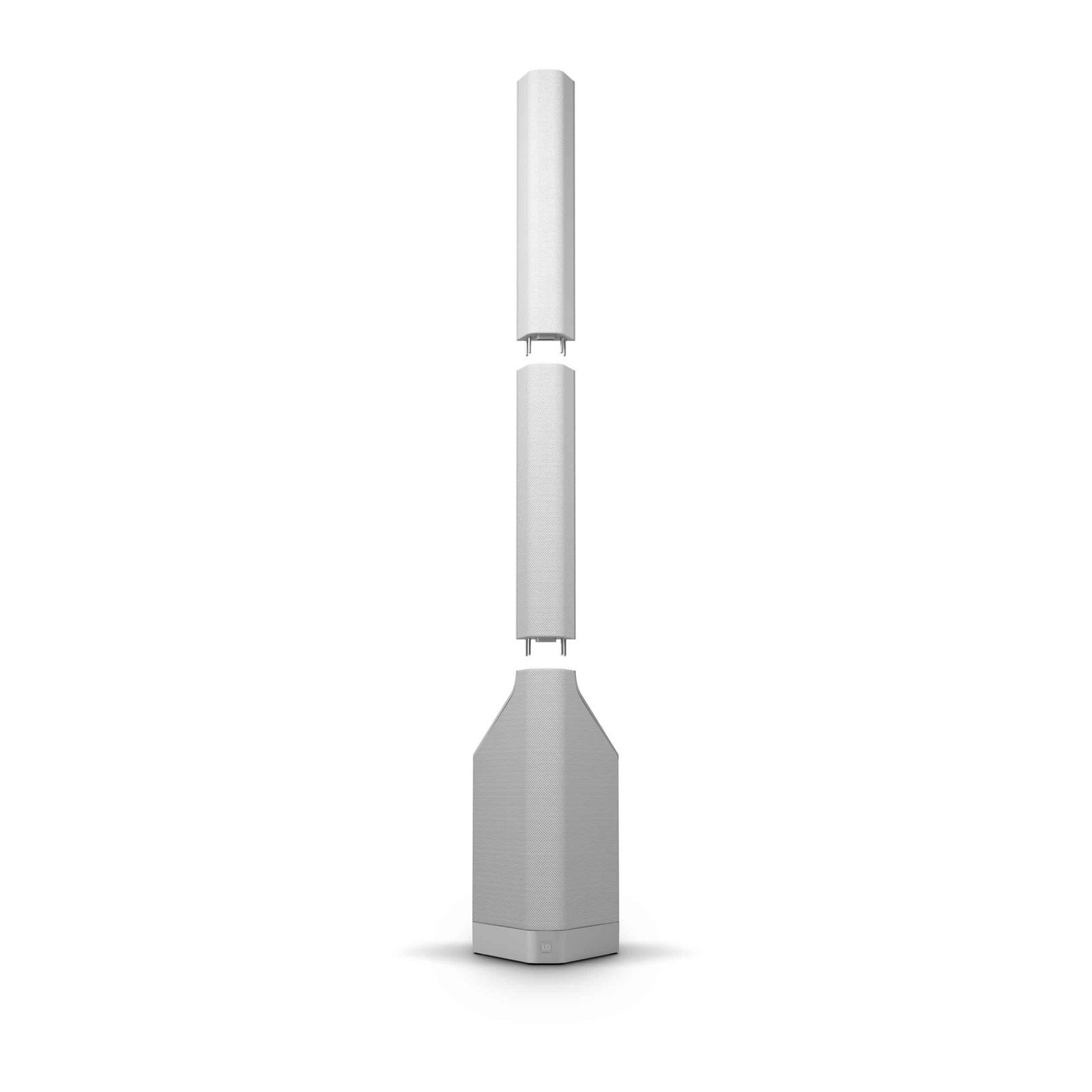 LD System MAUI P900 W Powered Column PA System by Porsche Design Studio in Cocoon White