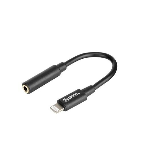 BOYA BY-K3 3.5mm TRRS Female to Lightning Adapter Cable BOYA BY-K3 3.5mm TRRS Female to Lightning Adapter Cable