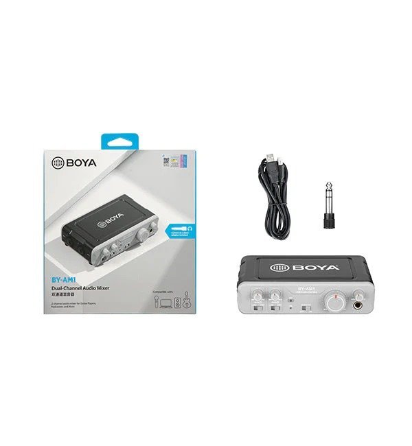 Boya BY-AM1 Dual-Channel Audio Mixer