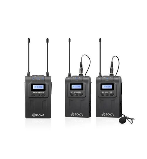 BOYA BY-WM8 Pro-K2 UHF Dual-Channel Wireless Microphone System