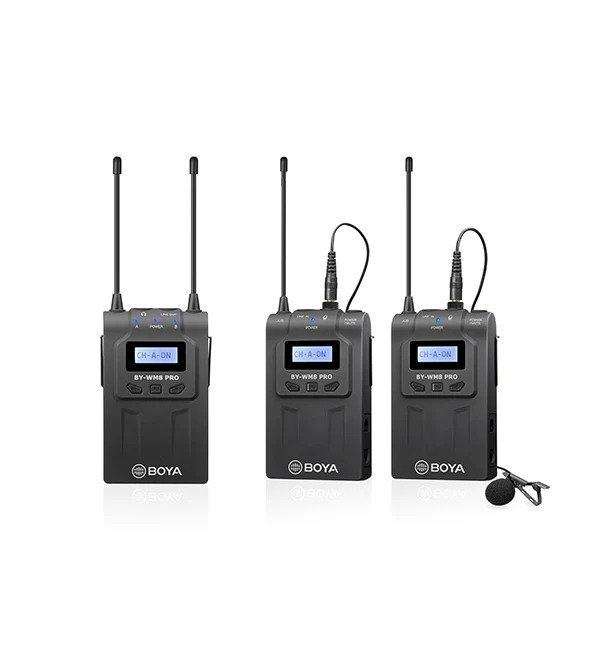 BOYA BY-WM8 Pro-K2 UHF Dual-Channel Wireless Microphone System