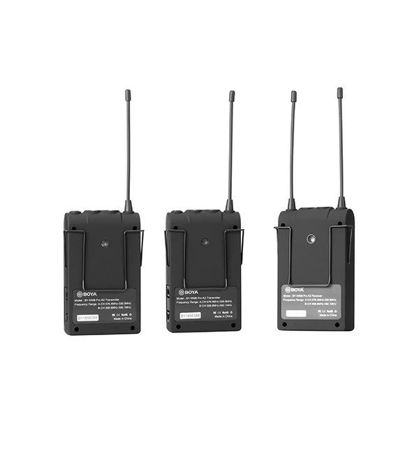 BOYA BY-WM8 Pro-K2 UHF Dual-Channel Wireless Microphone System