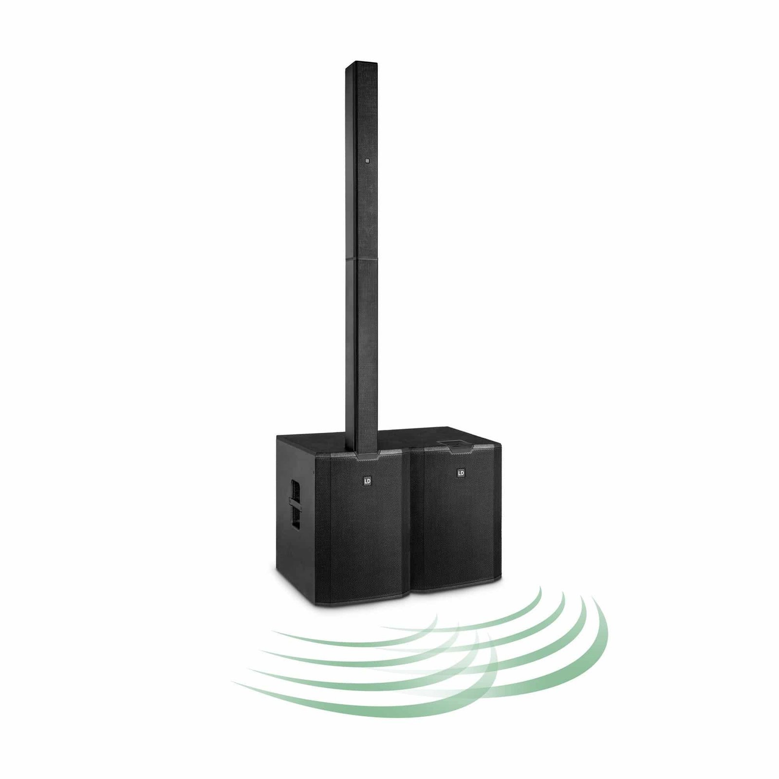LD System MAUI? 44 G2 W Cardioid powered Column Loudspeaker, White