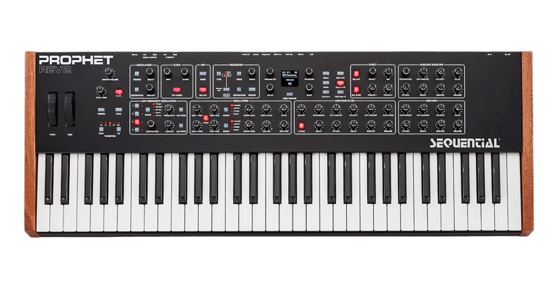Sequential Prophet Rev2 8-v Keyboard 8 Voice Polyphonic Analogue Synthesiser