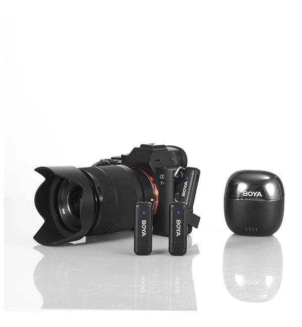 Boya Wm3t-m2 3.5 Mm Wireless Camera Microphone