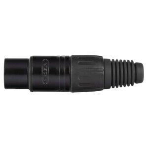 Proel XLR3FVBK XLR 3-Pole Cable Mount Female Plug Black