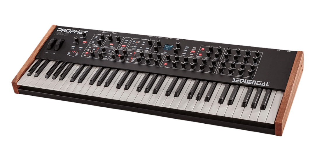 imgi_98_Rev2RightAngle.png Sequential Prophet Rev2 8-v Keyboard 8 Voice Polyphonic Analogue Synthesiser