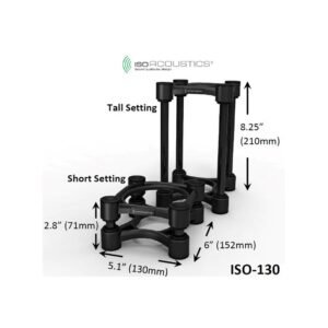 Iso Acoustics ISO-130 Small Monitor Stand Pair
