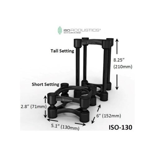 Iso Acoustics ISO-130 Small Monitor Stand Pair