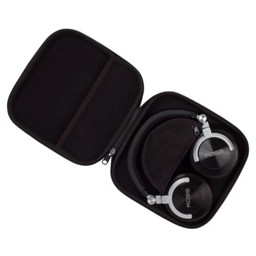 Koss PRODJ200 Professional Over-Ear Studio Headphones – Black/Silver- Open Box
