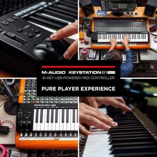 M-Audio Keystation 61 MK3 61-Key USB Midi Controller Keyboard M-Audio Keystation 61 MK3 61-Key USB Midi Controller Keyboard