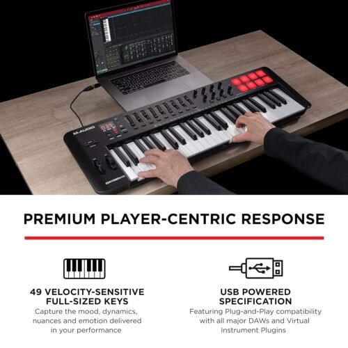 M-Audio Oxygen 49 MKV MIDI Keyboard Controller - Black M-Audio Oxygen 49 MKV MIDI Keyboard Controller - Black