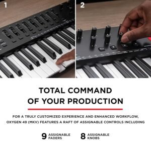 M-Audio Oxygen 49 MKV MIDI Keyboard Controller - Black M-Audio Oxygen 49 MKV MIDI Keyboard Controller - Black