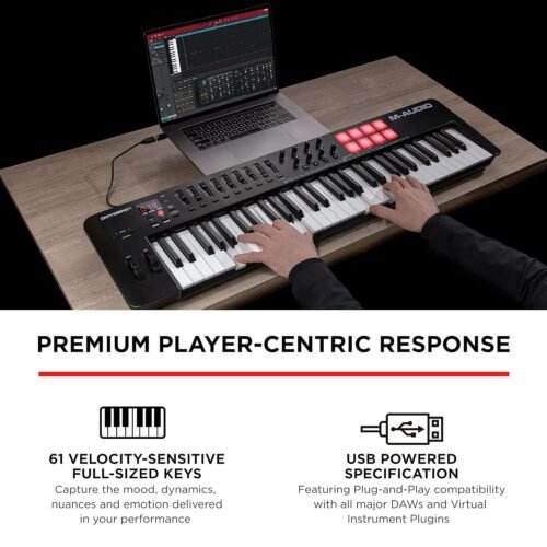 M-Audio Oxygen 61 MKV 61 Key USB Midi Keyboard Controller - Black