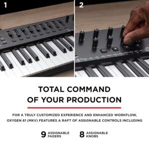 M-Audio Oxygen 61 MKV 61 Key USB Midi Keyboard Controller - Black