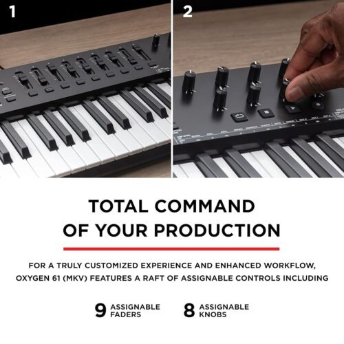 M-Audio Oxygen 61 MKV 61 Key USB Midi Keyboard Controller - Black