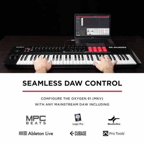 M-Audio Oxygen 61 MKV 61 Key USB Midi Keyboard Controller - Black