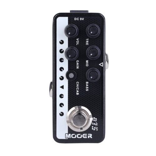 MOOER Phoenix Guitar Amplifier, Black, 15W, Digital Modeling, 3-Band EQ, 1 Channel, 6.35mm Jack, Compatible with Guitar