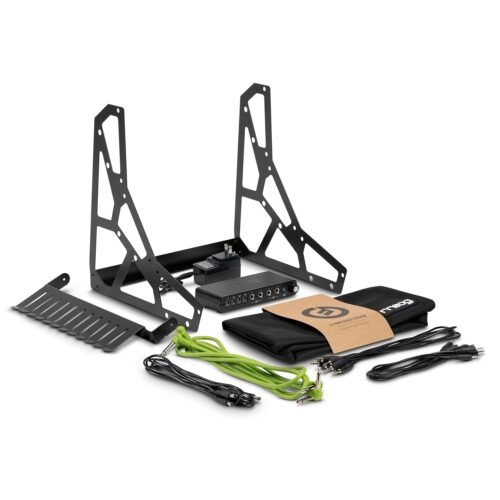 MOOG Sound Studio Accessory Kit With Three-Tier Rack, Analog Summing Mixer, Dust Cover, Patch and Audio Cables, Patch Cable Organizer, Power Supply MOOG Sound Studio Accessory Kit With Three-Tier Rack, Analog Summing Mixer, Dust Cover, Patch and Audio Cables, Patch Cable Organizer, Power Supply