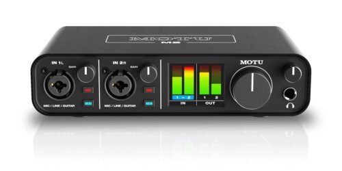 Motu M2 2×2 USB-C Audio Interface with Ableton Live Lite