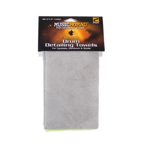 Music Nomad MN210 12x16 Inch Microfiber Drum Detailing Towels 2 Pack Music Nomad MN210 12×16 Inch Microfiber Drum Detailing Towels 2 Pack