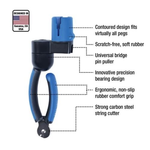 Music Nomad MN223 GRIP Cutter Puller All in One String Winder Music Nomad MN223 GRIP Cutter Puller All in One String Winder