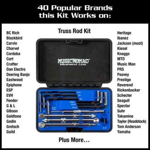 Music Nomad MN235 Premium Guitar Tech Truss Rod Wrench Set Music Nomad MN235 Premium Guitar Tech Truss Rod Wrench Set