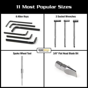 Music Nomad MN235 Premium Guitar Tech Truss Rod Wrench Set Music Nomad MN235 Premium Guitar Tech Truss Rod Wrench Set