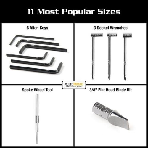 Music Nomad MN235 Premium Guitar Tech Truss Rod Wrench Set Music Nomad MN235 Premium Guitar Tech Truss Rod Wrench Set