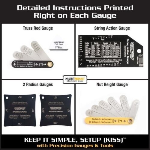 Music Nomad MN604 Precision Setup Gauge Set - 6 Piece Music Nomad MN604 Precision Setup Gauge Set – 6 Piece