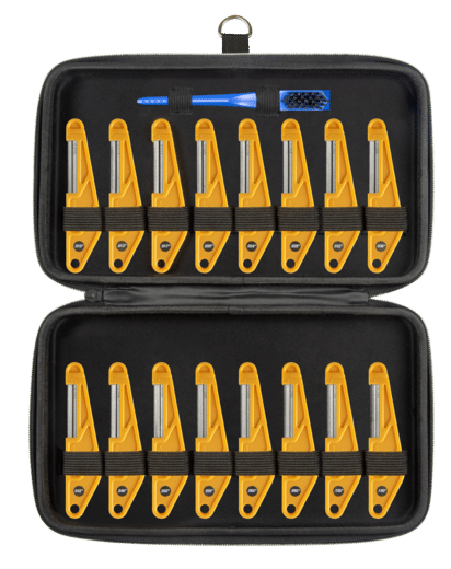 Music Nomad MN676 16-piece Diamond Coated Nut File Complete Shop Set