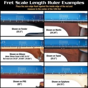 Music Nomad MN820 Tri-Beam 3 & 1 Straightedge Ruler & Scale Length Ruler- Discountinued Model