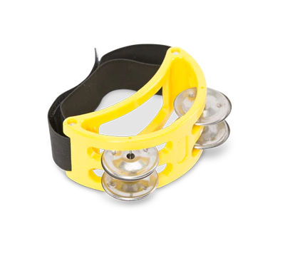 Natal NTFTY Foot Tambourine, Yellow Natal NTFTY Foot Tambourine, Yellow