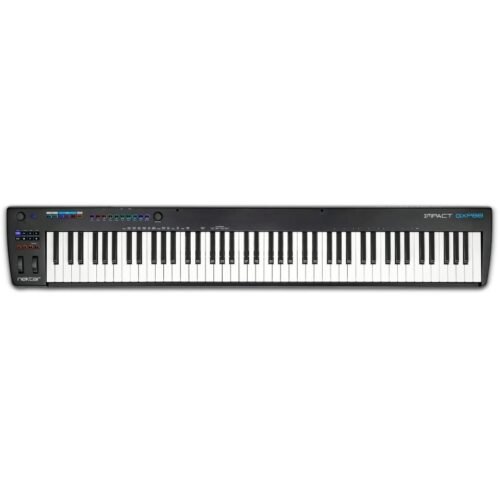 Nektar Impact GXP88 Full-Sized Semi-Weighted USB Midi Keyboard Controller with Velocity and Aftertouch, Nektar Deep DAW Integration and Free Professional Recording Software Bundle