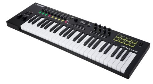 Nektar Impact LX49 mk3 MIDI Keyboard Controller | 49 Key Velocity-Sensitive Keyboard with DAW Integration, Pads, Faders, Encoders, Scale & Chord Mode, NKS Support, Compatible with Mac/PC