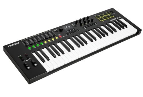 Nektar Impact LX49 mk3 MIDI Keyboard Controller | 49 Key Velocity-Sensitive Keyboard with DAW Integration, Pads, Faders, Encoders, Scale & Chord Mode, NKS Support, Compatible with Mac/PC