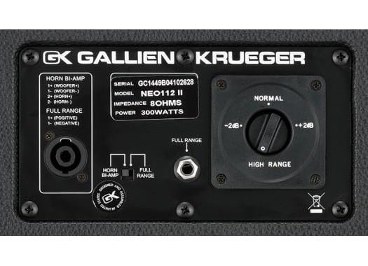 Gallien-Krueger Neo 112-II 1x12" 400-watt Neo Cabinet