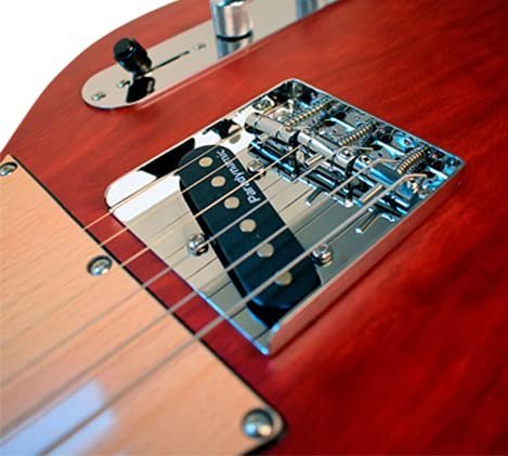 Newen Frizz Style Electric Guitar Made In Argentina, Red Wood