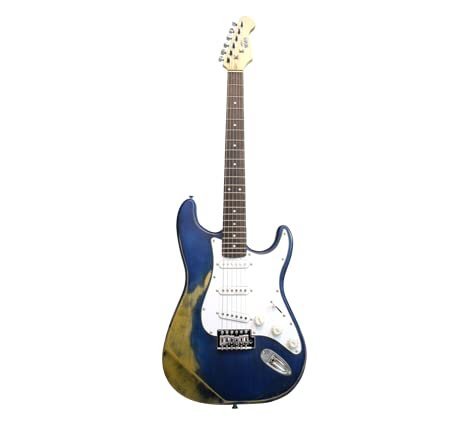 NEWEN Relic Stratocaster Style Electric Guitar Made in Argentina, White Oak, Blue NEWEN Relic Stratocaster Style Electric Guitar Made in Argentina, White Oak, Blue
