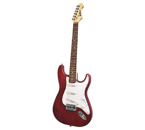 Newen Stratocaster Style Electric Guitar Made In Argentina, Red Wood Newen Stratocaster Style Electric Guitar Made In Argentina, Red Wood