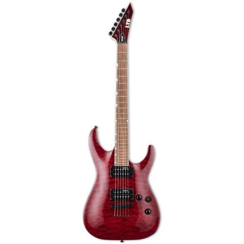 ESP LTD MH-200QM NT 6 String Electric Guitar - See Thru Black Cherry