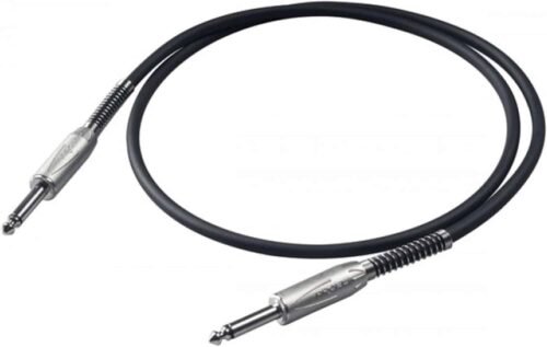 Proel BULK100LU3 Cavo Audio Professional with Connessioni Jack Mono 6.3 mm to 6.3 mm Jack - 3 m