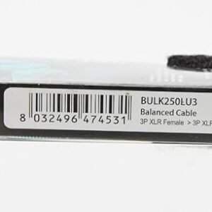 Proel BULK250LU3 - 3M Professional XLR Cable Proel BULK250LU3 - 3M Professional XLR Cable