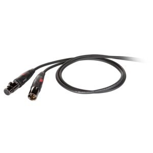 ProEl DHG240LU6 BAL.CABLE.3P.XLR.F-3P.XLR.M.BK (6 METRES)