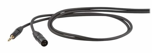 Proel DHS220LU5 DH.UNB.Cable 3P.XLR M-6.3 MN BK 5M