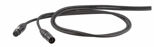 ProEl DHS240LU6 DH.BAL.CABLE.3P.XLR.M.6.3.ST.BK (6 Metres)