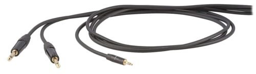 Proel DHS545LU5 DH.Audio Cable 3.5ST-2 6.3MN BK 5M