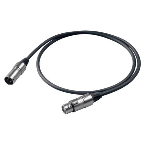 PROEL EIKON 5M Black XLR Male to Female Microphone Cable