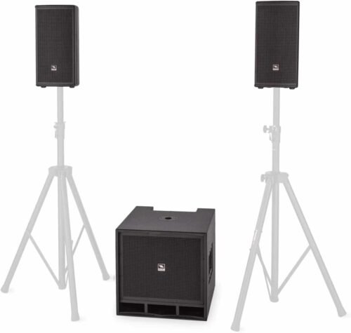 PROEL LT812A 3-Way Active PA System with 2 Satellites + 800W Subwoofer (1600W Peak) PROEL LT812A 3-Way Active PA System with 2 Satellites + 800W Subwoofer (1600W Peak)